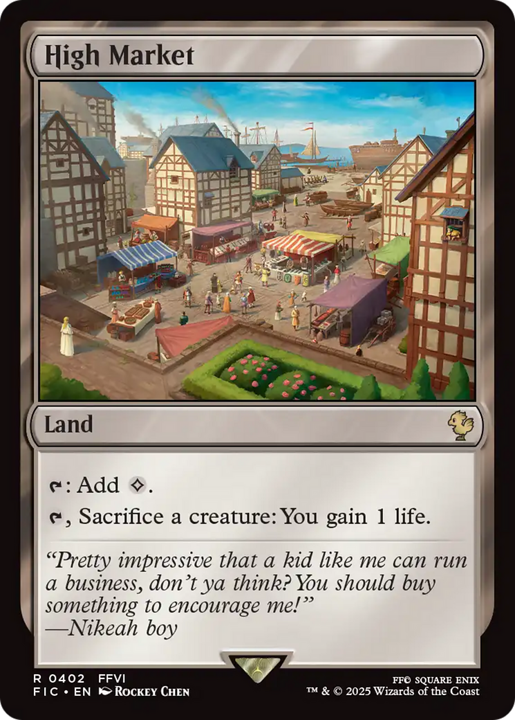 High Market [FINAL FANTASY Commander] | Card Merchant Takapuna