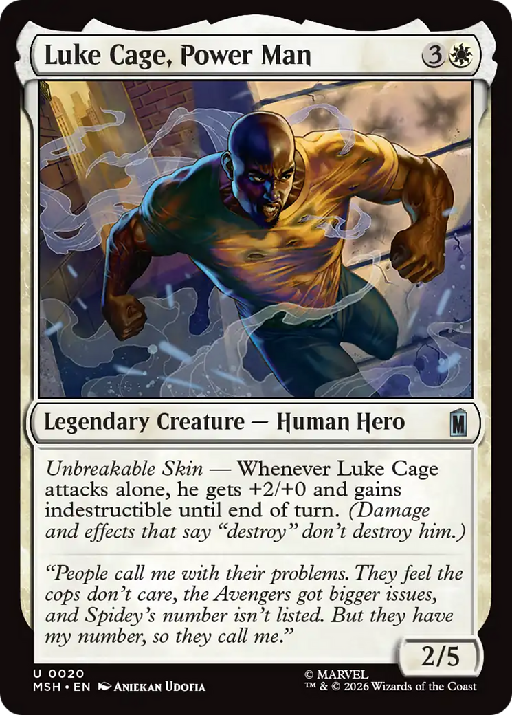 Luke Cage, Power Man [Marvel Super Heroes] | Card Merchant Takapuna