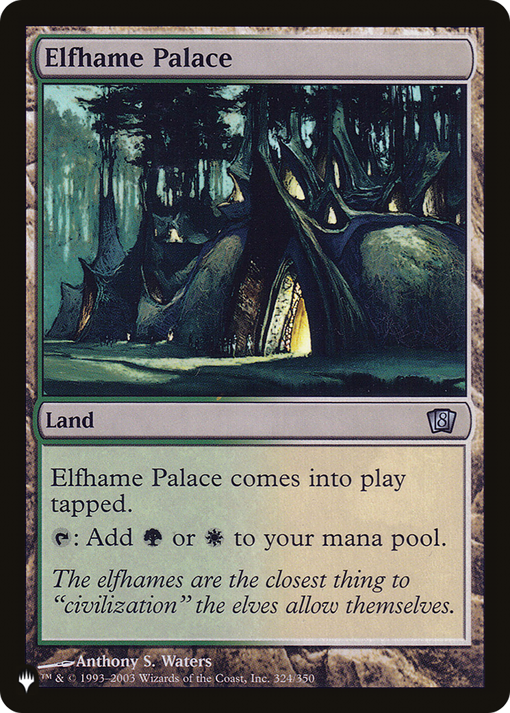 Elfhame Palace [The List] | Card Merchant Takapuna