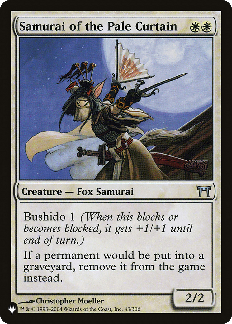 Samurai of the Pale Curtain [The List] | Card Merchant Takapuna