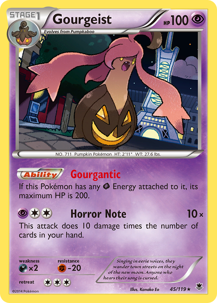 Gourgeist (45/119) [XY: Phantom Forces] | Card Merchant Takapuna