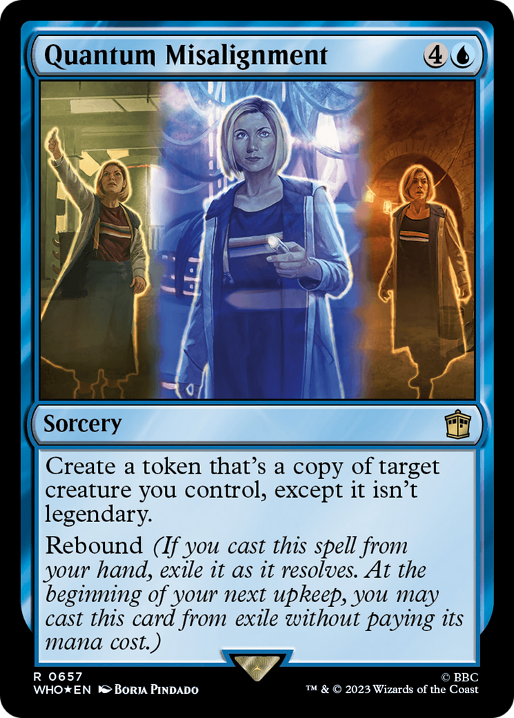 Quantum Misalignment (Surge Foil) [Doctor Who] | Card Merchant Takapuna