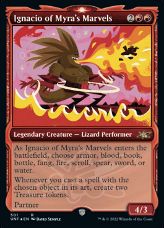 Ignacio of Myra's Marvels (Showcase) (Galaxy Foil) [Unfinity] | Card Merchant Takapuna