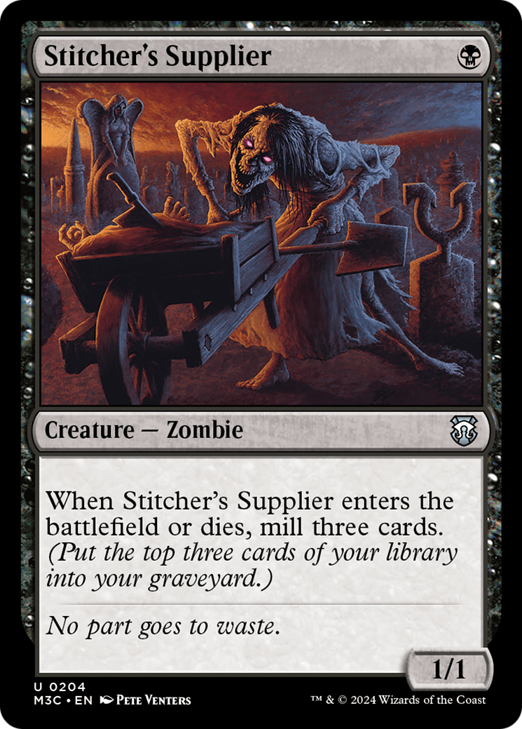Stitcher's Supplier (Ripple Foil) [Modern Horizons 3 Commander] | Card Merchant Takapuna