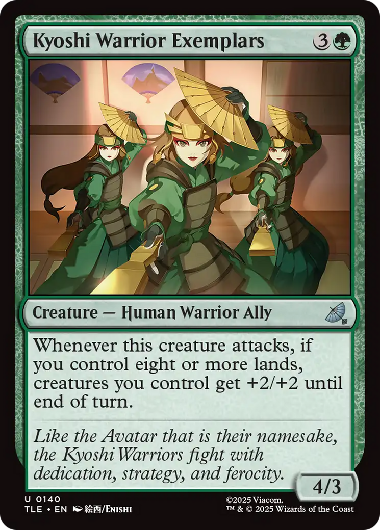 Kyoshi Warrior Exemplars [Avatar: The Last Airbender: Eternal-Legal] | Card Merchant Takapuna