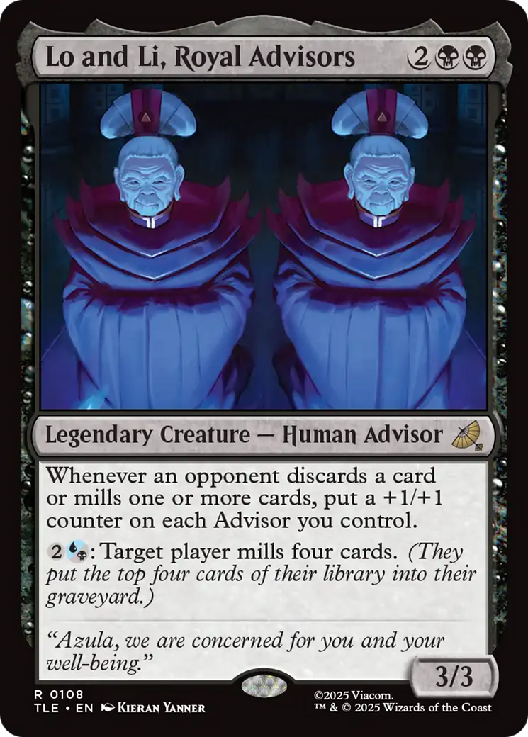 Lo and Li, Royal Advisors [Avatar: The Last Airbender: Eternal-Legal] | Card Merchant Takapuna