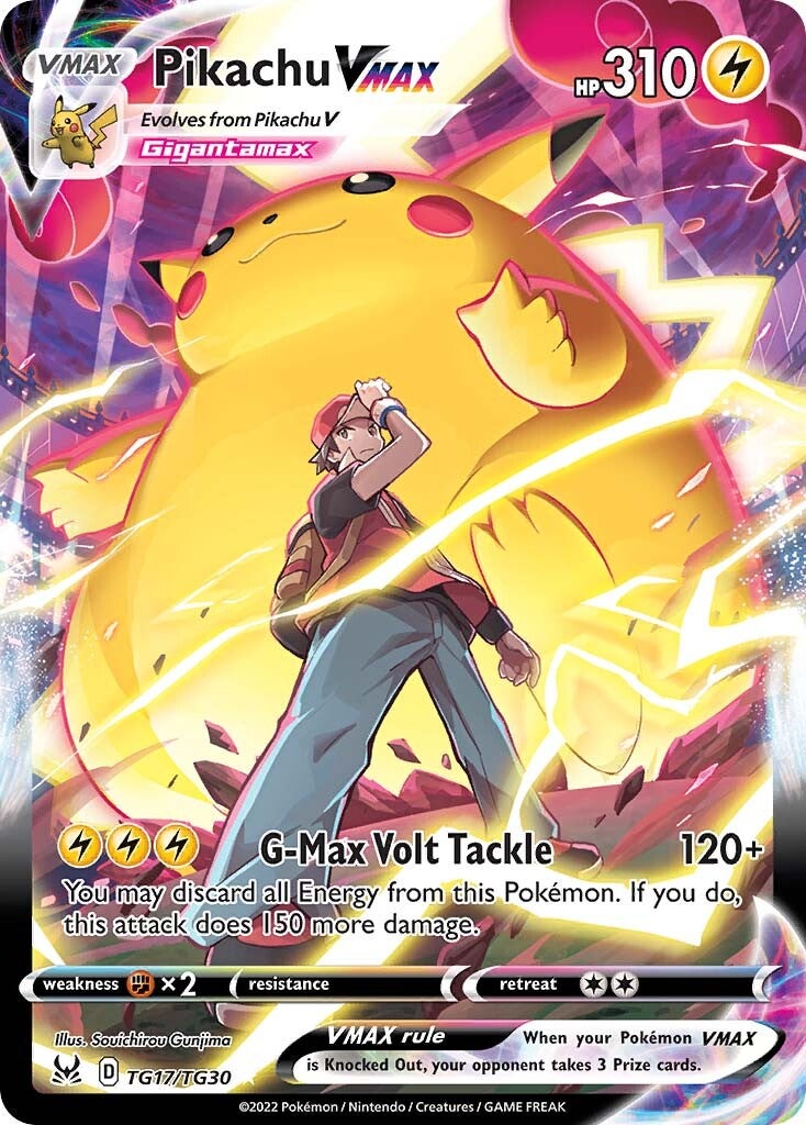 Pikachu VMAX (TG17/TG30) [Sword & Shield: Lost Origin] | Card Merchant Takapuna