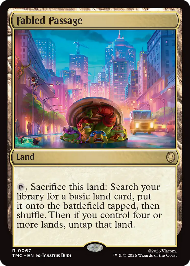 Fabled Passage [Teenage Mutant Ninja Turtles Commander] | Card Merchant Takapuna