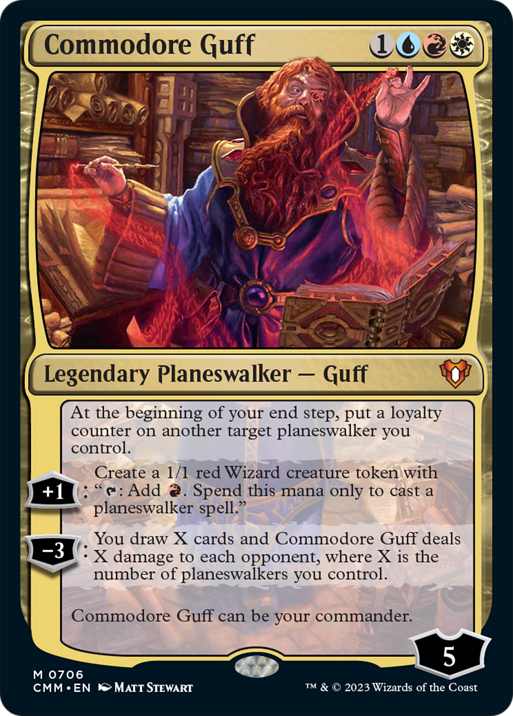 Commodore Guff [Commander Masters] | Card Merchant Takapuna