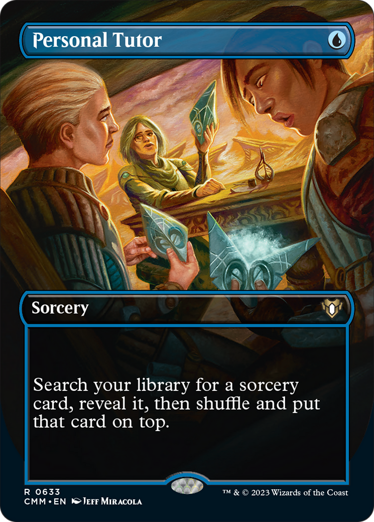 Personal Tutor (Borderless) [Commander Masters] | Card Merchant Takapuna