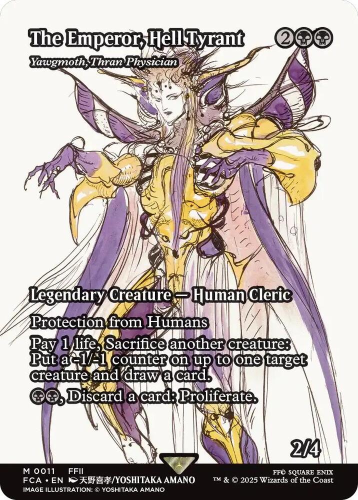 The Emperor, Hell Tyrant - Yawgmoth, Thran Physician (Showcase) [FINAL FANTASY : Through the Ages] | Card Merchant Takapuna