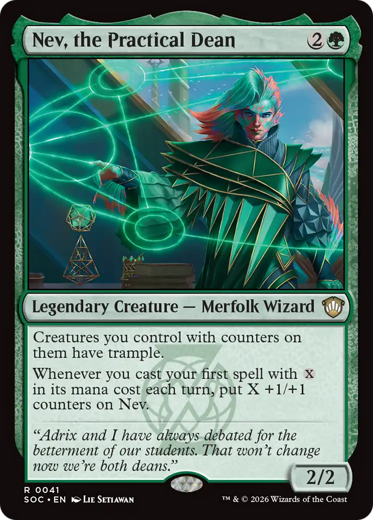 Nev, the Practical Dean [Secrets of Strixhaven Commander] | Card Merchant Takapuna