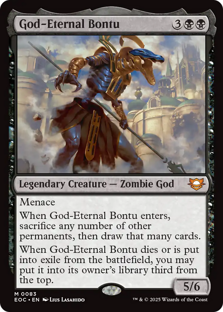God-Eternal Bontu [Edge of Eternities Commander] | Card Merchant Takapuna
