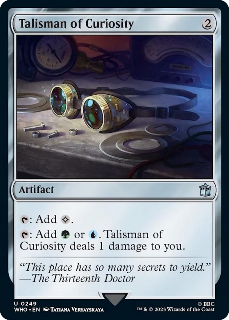 Talisman of Curiosity [Doctor Who] | Card Merchant Takapuna