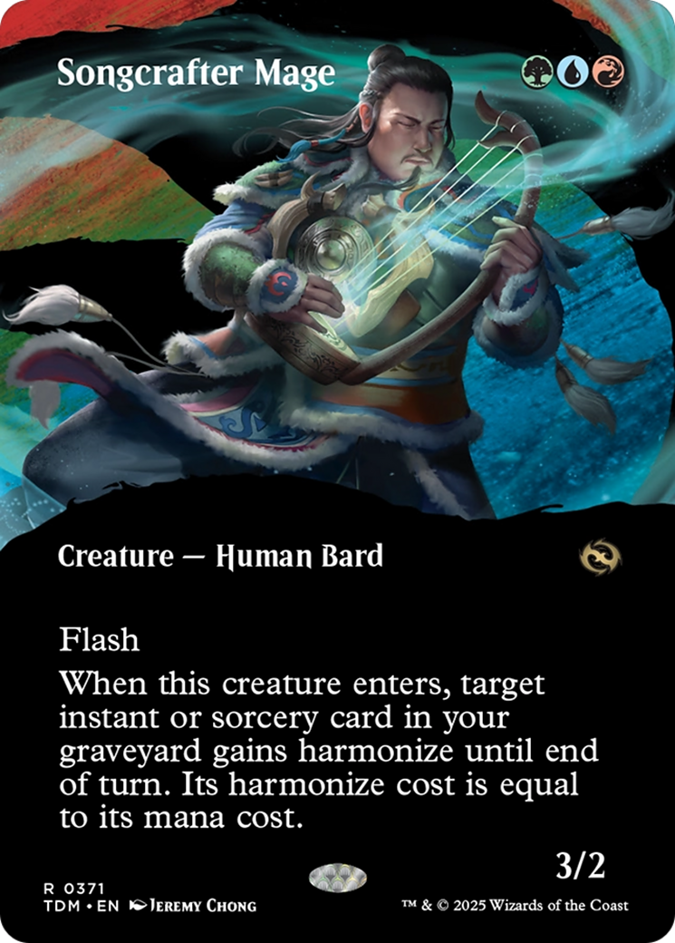 Songcrafter Mage (Borderless) [Tarkir: Dragonstorm] | Card Merchant Takapuna