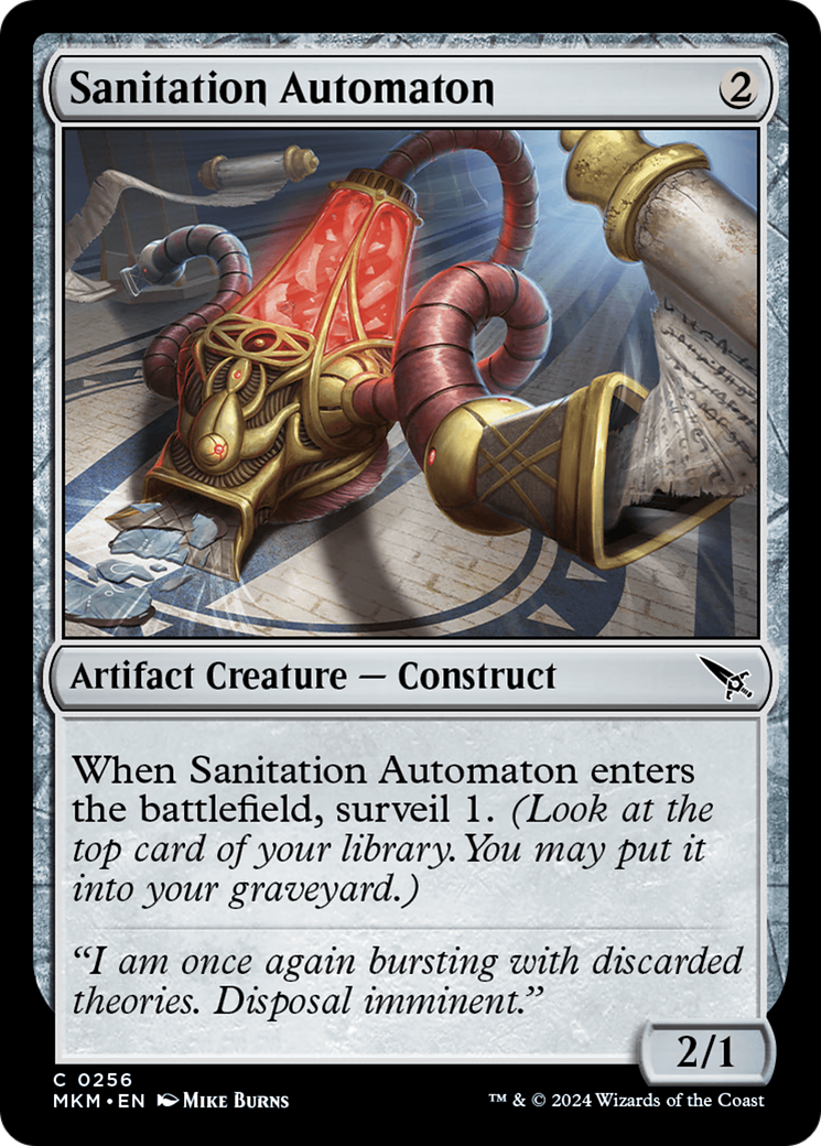 Sanitation Automaton [Murders at Karlov Manor] | Card Merchant Takapuna