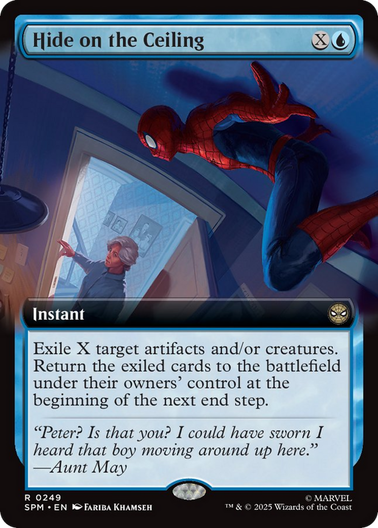 Hide on the Ceiling (Extended Art) [Marvel's Spider-Man] | Card Merchant Takapuna