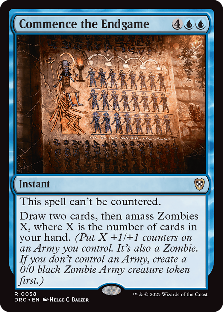 Commence the Endgame [Aetherdrift Commander] | Card Merchant Takapuna