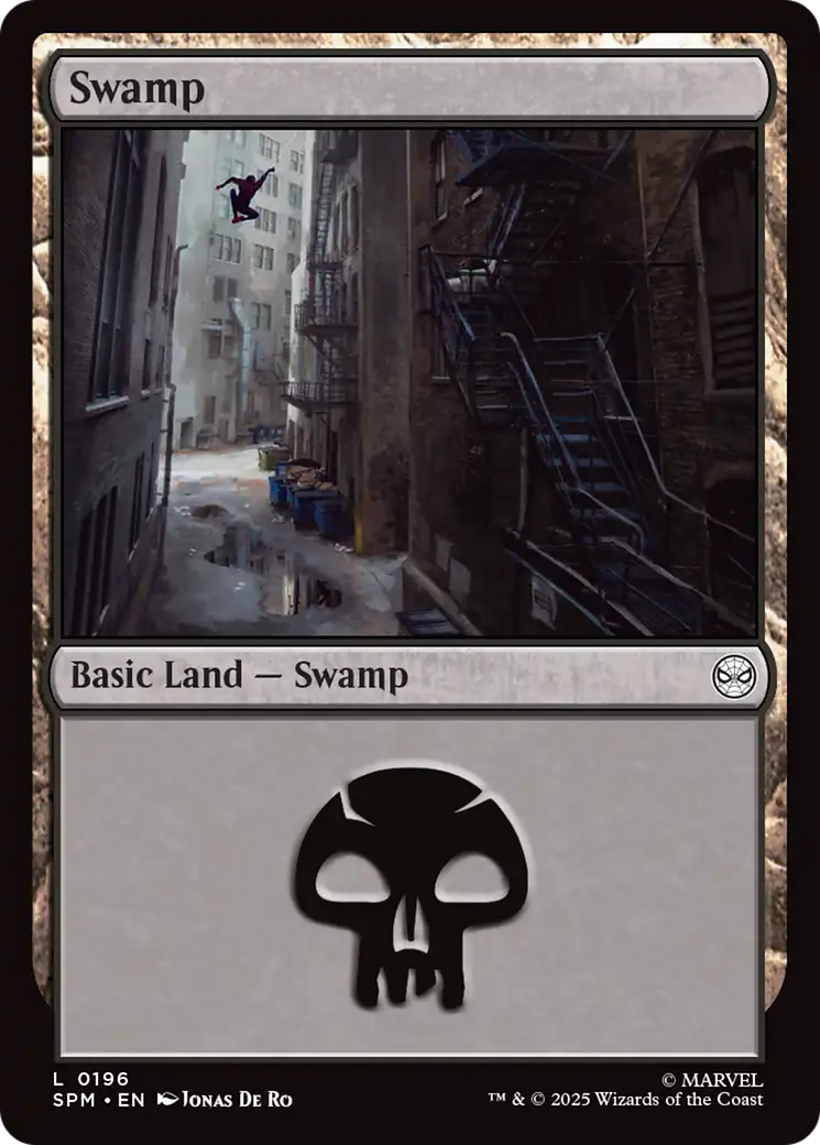 Swamp (0196) [Marvel's Spider-Man] | Card Merchant Takapuna