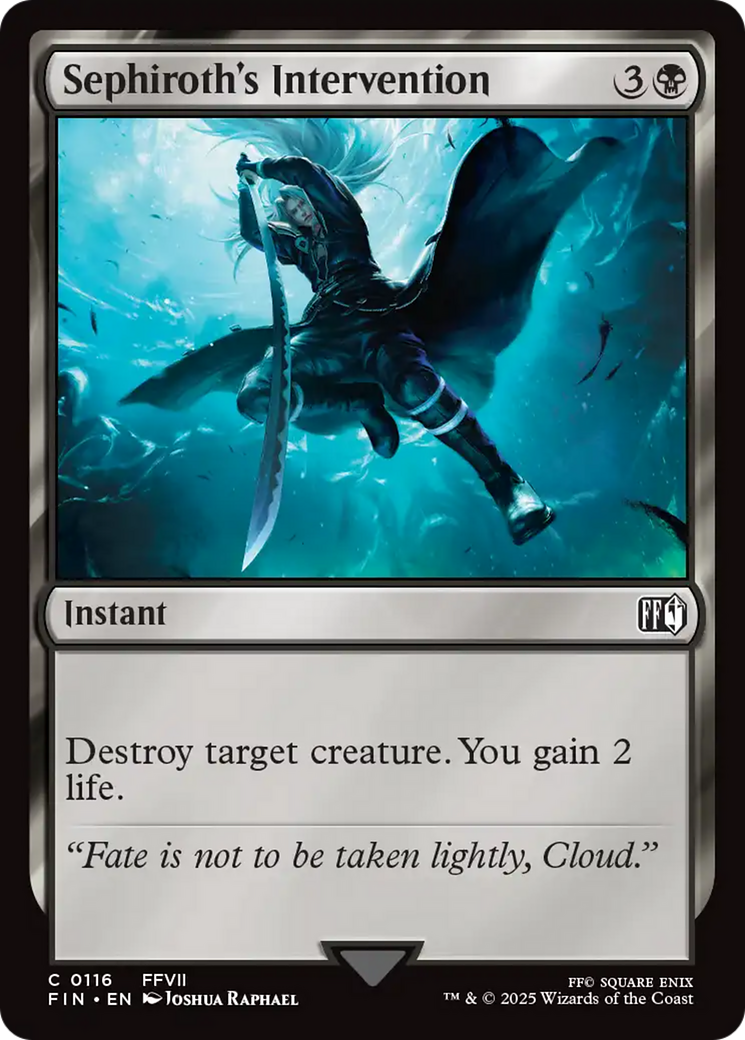 Sephiroth's Intervention [FINAL FANTASY] | Card Merchant Takapuna