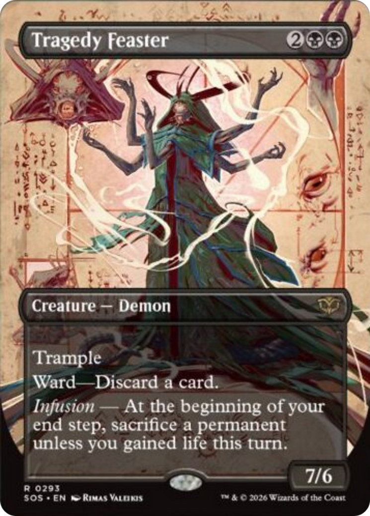 Tragedy Feaster (Borderless) [Secrets of Strixhaven] | Card Merchant Takapuna