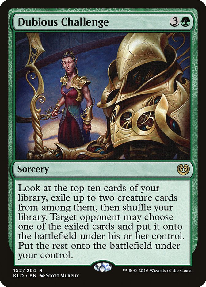 Dubious Challenge [Kaladesh] | Card Merchant Takapuna