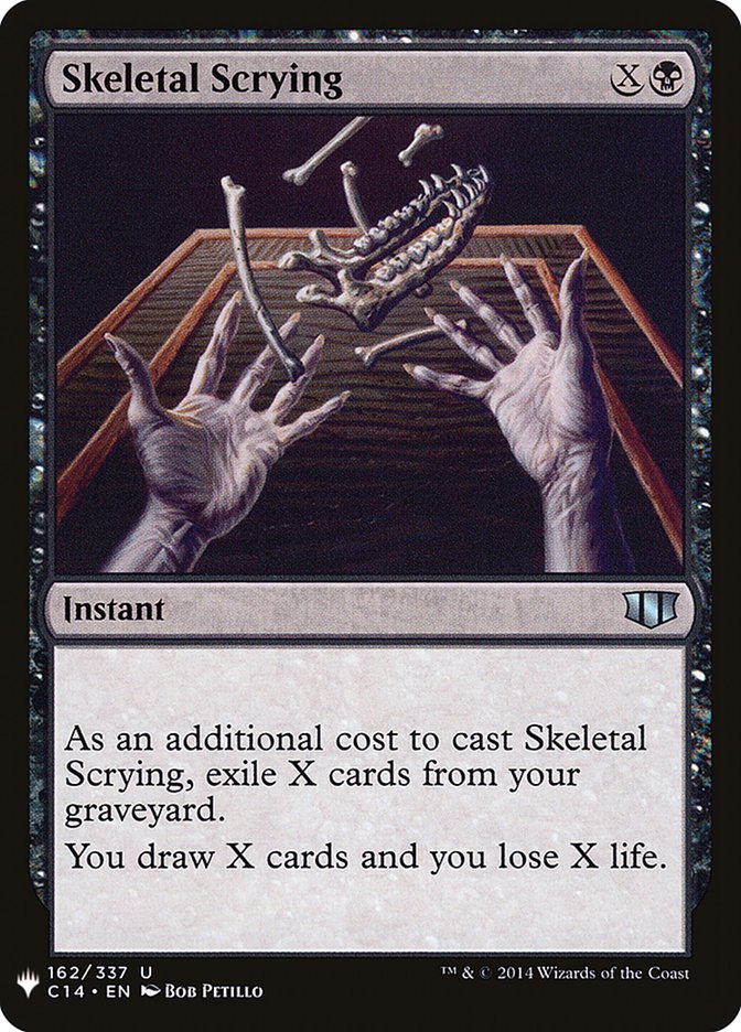 Skeletal Scrying [Mystery Booster] | Card Merchant Takapuna