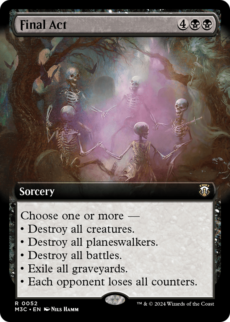Final Act (Extended Art) (Ripple Foil) [Modern Horizons 3 Commander] | Card Merchant Takapuna