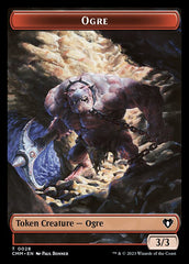 Elemental (0026) // Ogre Double-Sided Token [Commander Masters Tokens] | Card Merchant Takapuna
