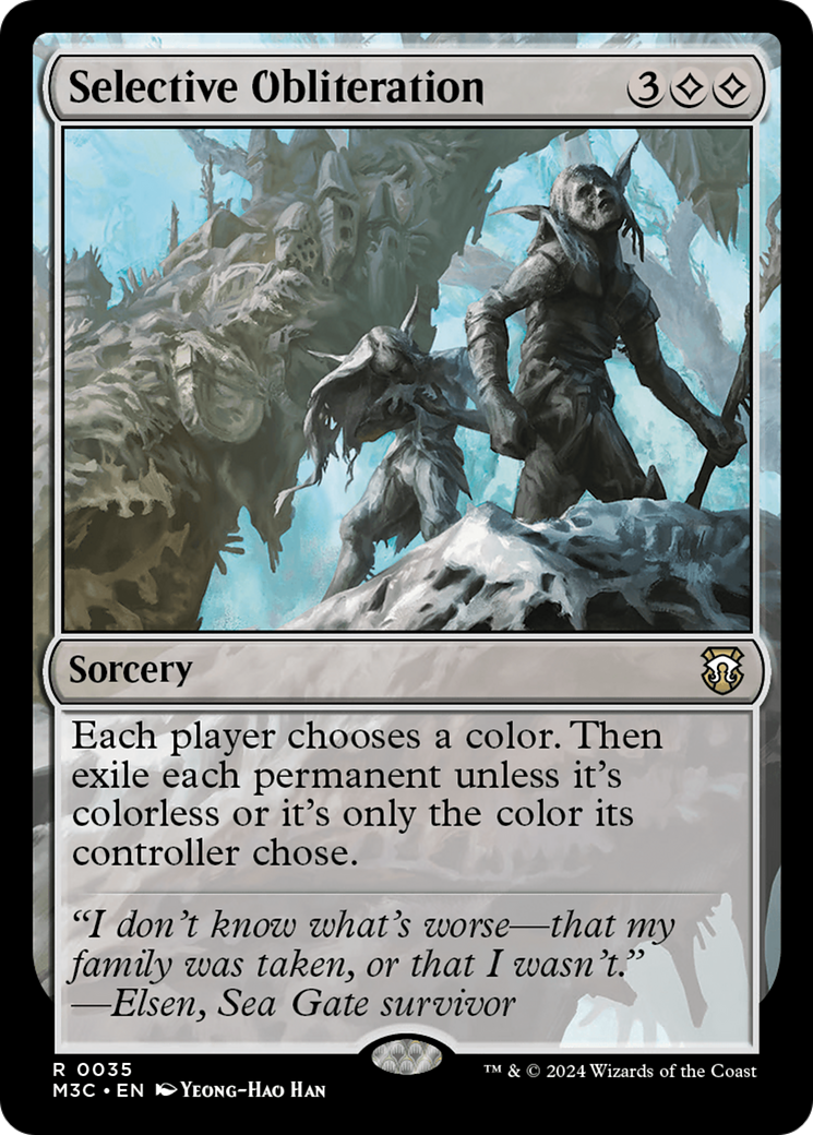 Selective Obliteration (Ripple Foil) [Modern Horizons 3 Commander] | Card Merchant Takapuna