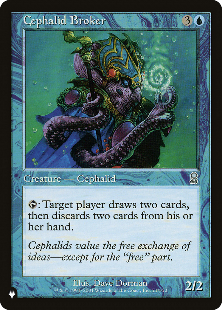 Cephalid Broker [The List] | Card Merchant Takapuna