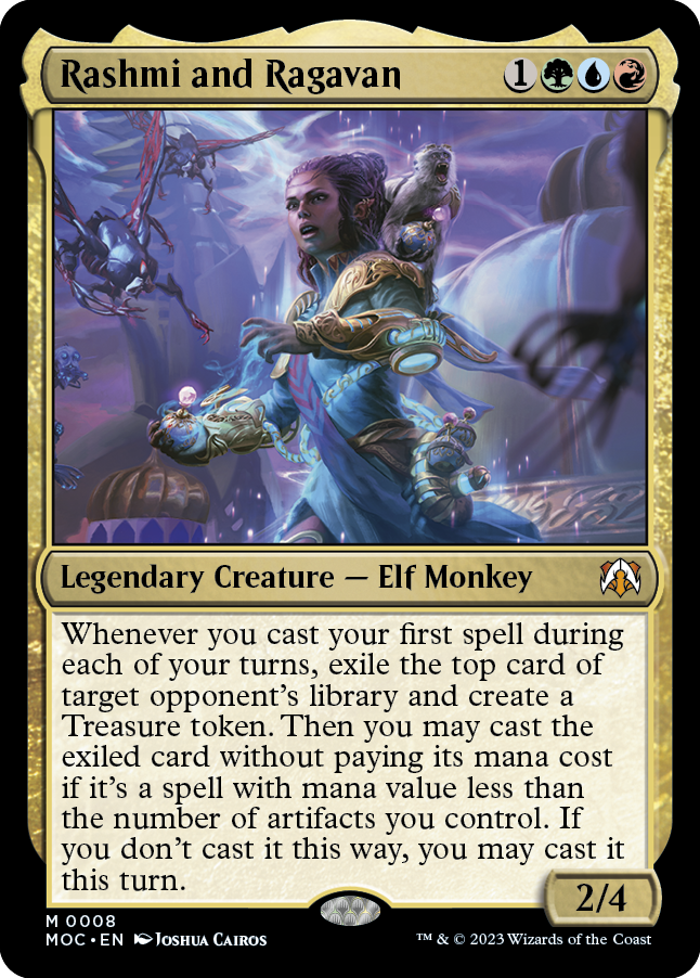 Rashmi and Ragavan [March of the Machine Commander] | Card Merchant Takapuna