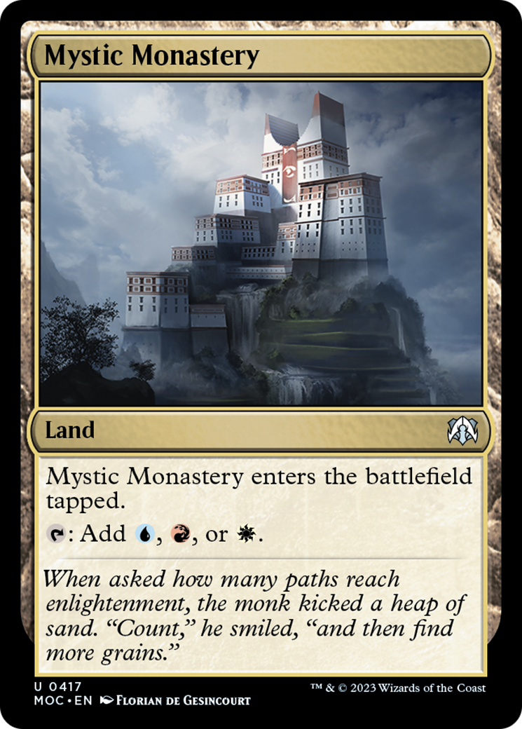 Mystic Monastery [March of the Machine Commander] | Card Merchant Takapuna