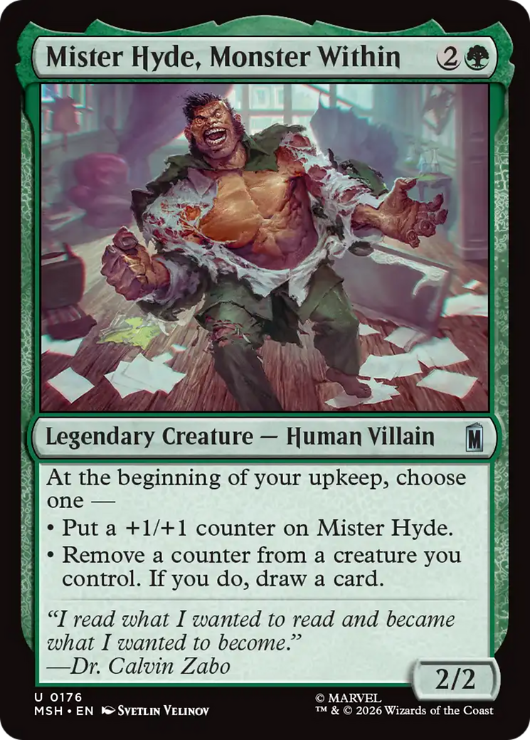 Mister Hyde, Monster Within [Marvel Super Heroes] | Card Merchant Takapuna