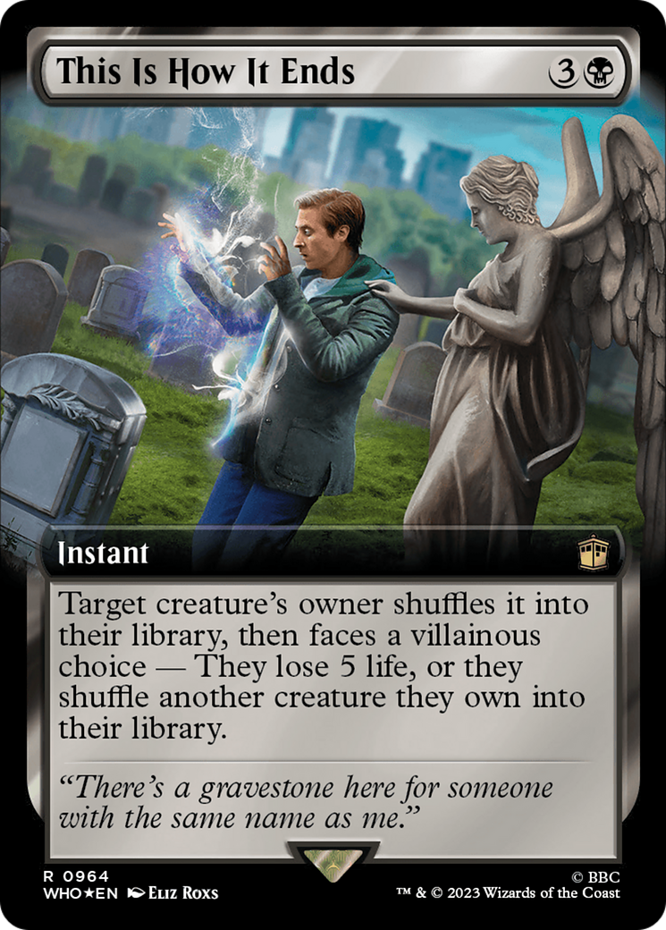 This Is How It Ends (Extended Art) (Surge Foil) [Doctor Who] | Card Merchant Takapuna