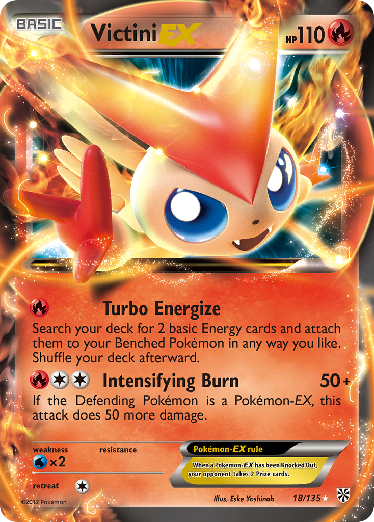 Victini EX (18/135) [Black & White: Plasma Storm] | Card Merchant Takapuna