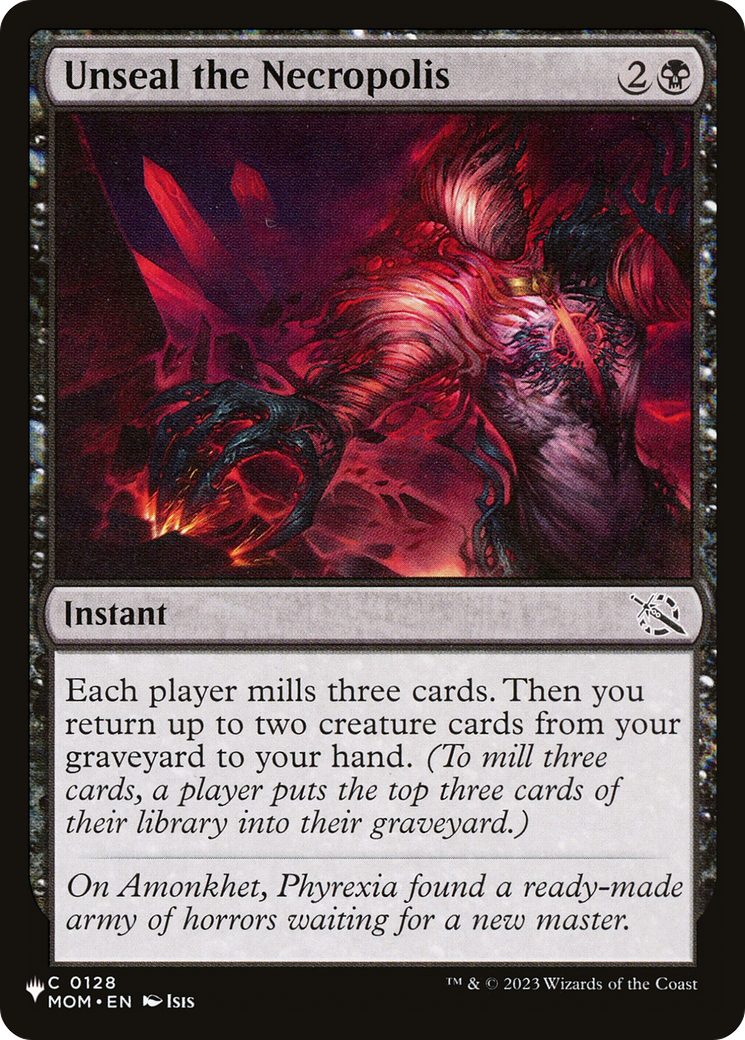 Unseal the Necropolis [The List] | Card Merchant Takapuna