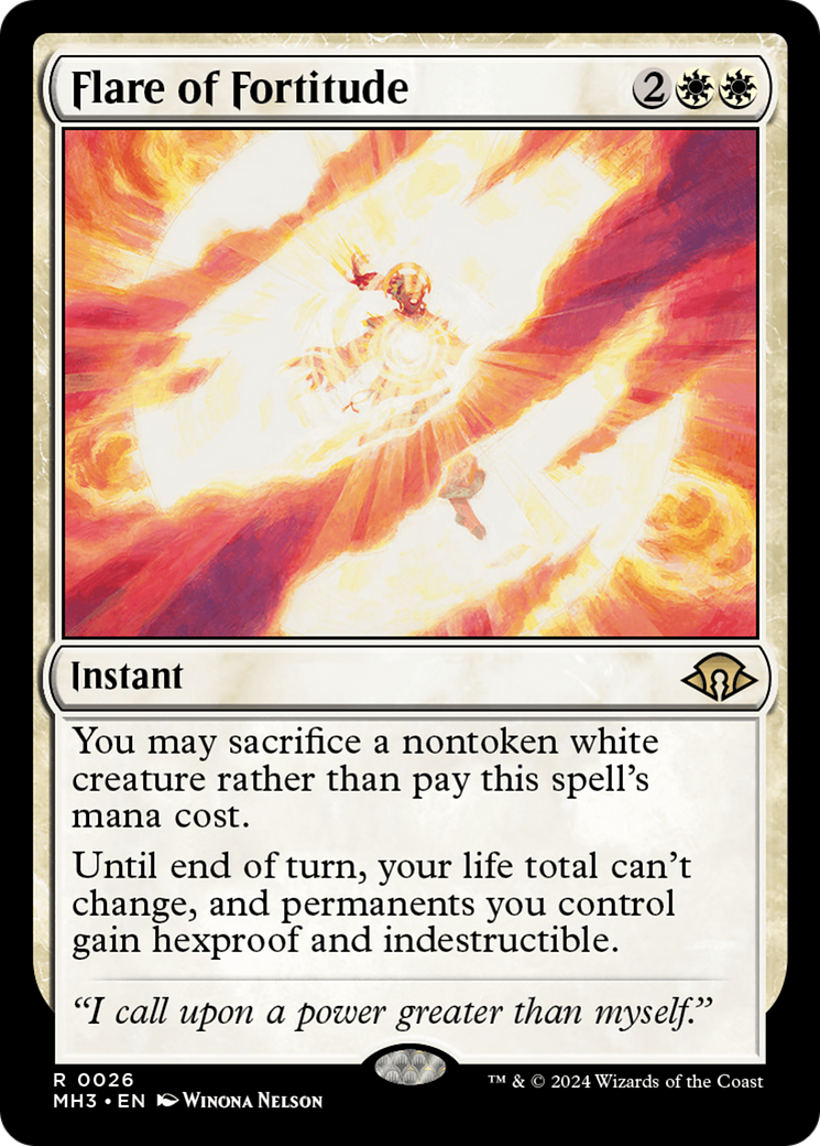 Flare of Fortitude [Modern Horizons 3] | Card Merchant Takapuna