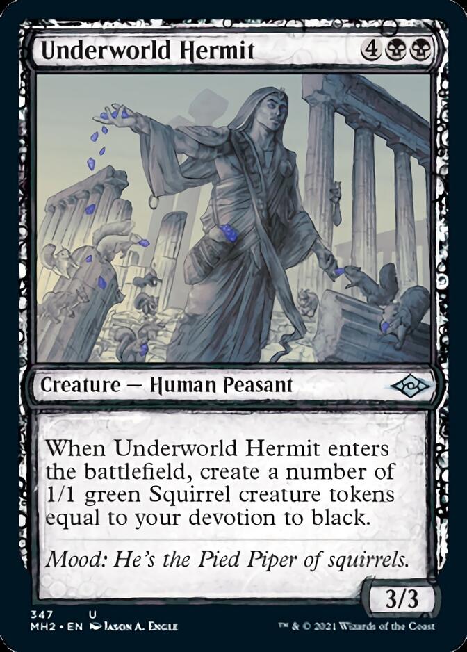Underworld Hermit (Sketch) [Modern Horizons 2] | Card Merchant Takapuna