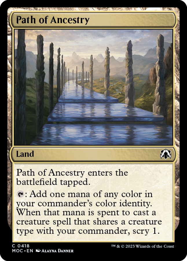 Path of Ancestry [March of the Machine Commander] | Card Merchant Takapuna