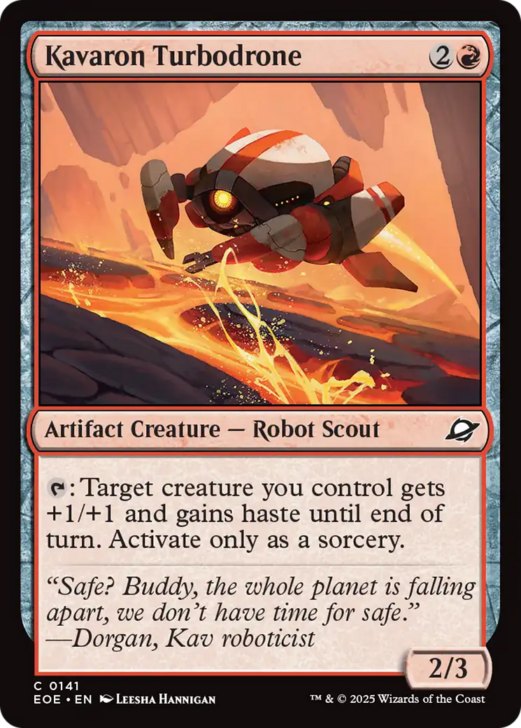 Kavaron Turbodrone [Edge of Eternities] | Card Merchant Takapuna