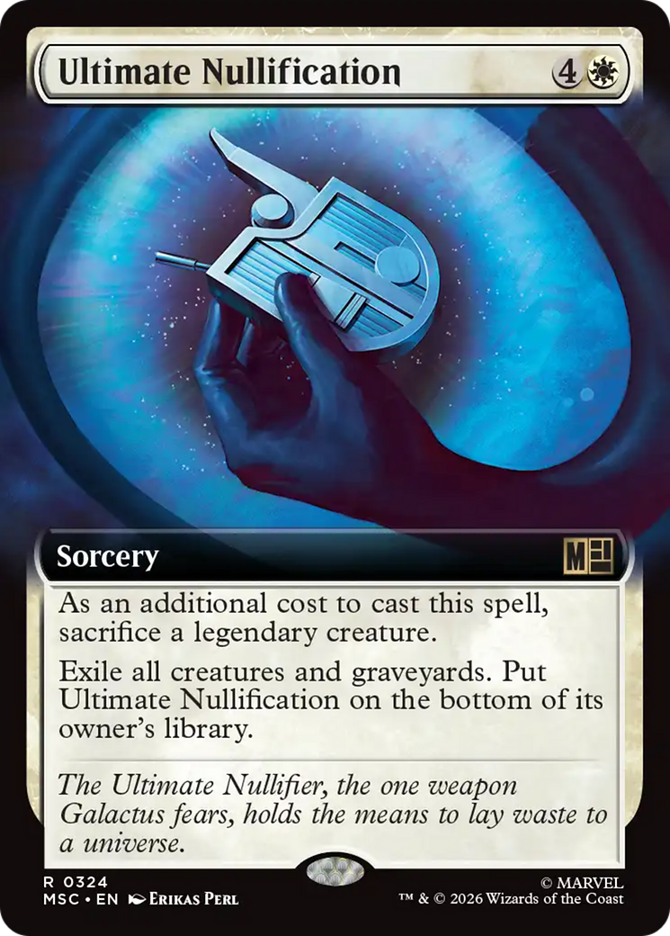 Ultimate Nullification (Extended Art) [Marvel Super Heroes Commander] | Card Merchant Takapuna