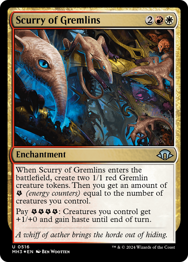 Scurry of Gremlins (Ripple Foil) [Modern Horizons 3] | Card Merchant Takapuna