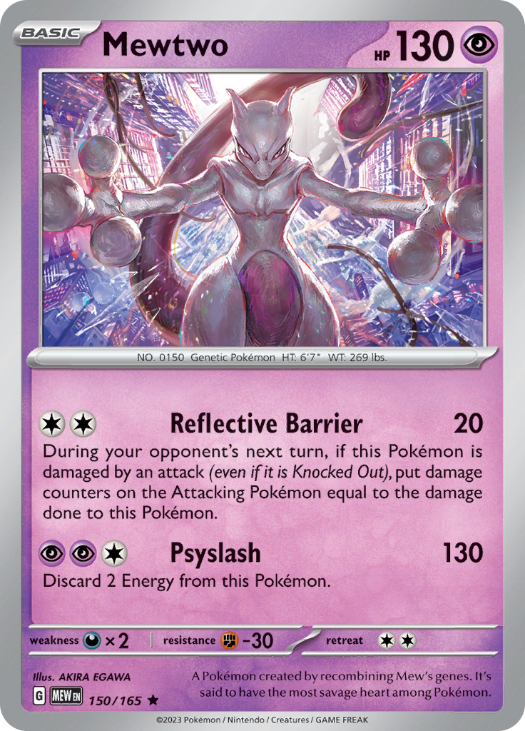 Mewtwo (150/165) [Scarlet & Violet 151] | Card Merchant Takapuna