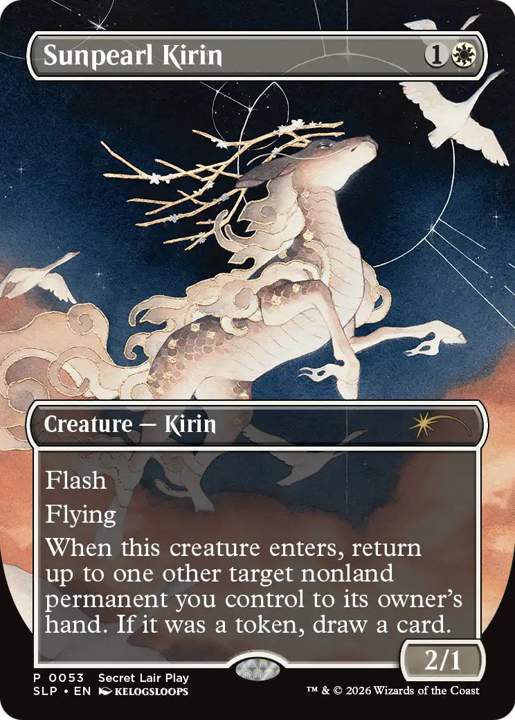 Sunpearl Kirin [Secret Lair Showdown] | Card Merchant Takapuna