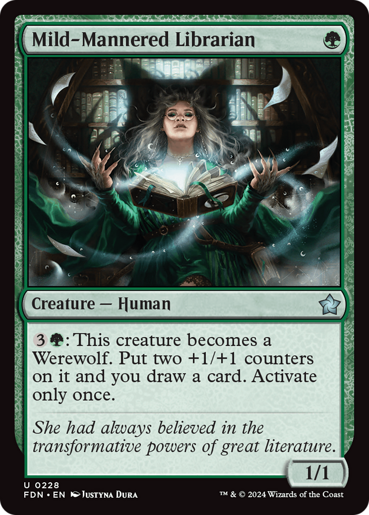 Mild-Mannered Librarian [Foundations] | Card Merchant Takapuna