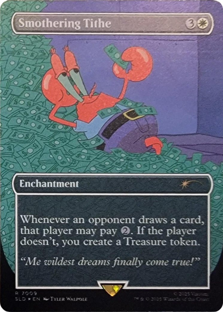 Smothering Tithe (7009) (Rainbow Foil) [Secret Lair Drop Series] | Card Merchant Takapuna