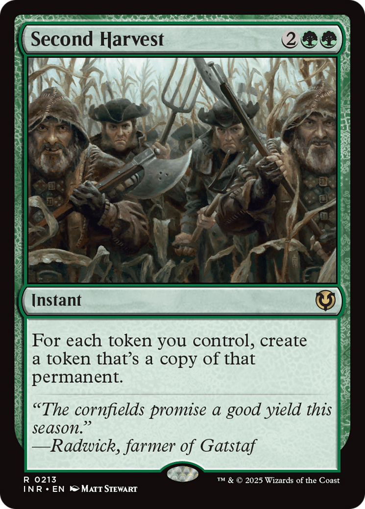 Second Harvest [Innistrad Remastered] | Card Merchant Takapuna