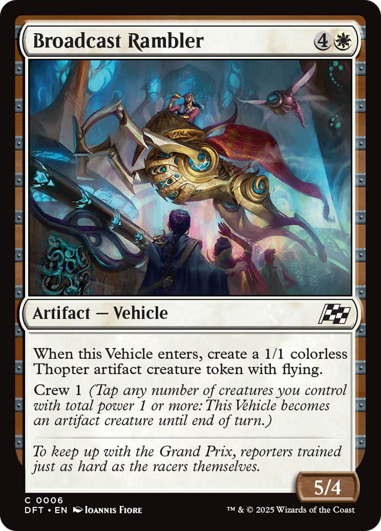 Broadcast Rambler [Aetherdrift] | Card Merchant Takapuna