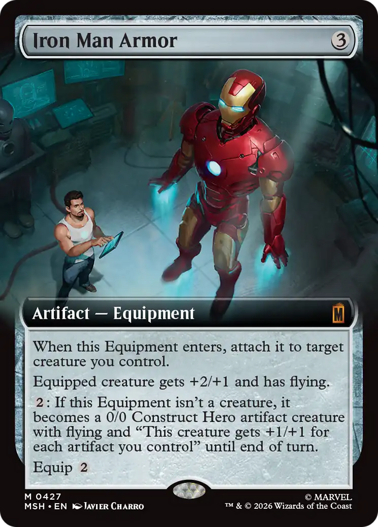 Iron Man Armor (Extended Art) [Marvel Super Heroes] | Card Merchant Takapuna